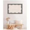 image:imageKate and Laurel Framed Fabric Pinboard 38 x 26 Printed Linen Classic Bulletin Board for Use as a Vision Board or Wall Organization Florence Gold FrameFlorence Light Brown