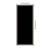 image:imageKate and Laurel Framed Fabric Pinboard 38 x 26 Printed Linen Classic Bulletin Board for Use as a Vision Board or Wall Organization Florence Gold FrameMatinee Black Bronze