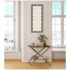 image:imageKate and Laurel Framed Fabric Pinboard 38 x 26 Printed Linen Classic Bulletin Board for Use as a Vision Board or Wall Organization Florence Gold FrameFlorence Light Brown