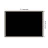 image:imageKate and Laurel Framed Fabric Pinboard 38 x 26 Printed Linen Classic Bulletin Board for Use as a Vision Board or Wall Organization Florence Gold FrameMatinee Black Bronze