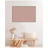 image:imageKate and Laurel Framed Fabric Pinboard 38 x 26 Printed Linen Classic Bulletin Board for Use as a Vision Board or Wall Organization Florence Medium Brown FrameHardwood Wedge White Wash