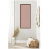 image:imageKate and Laurel Framed Fabric Pinboard 38 x 26 Printed Linen Classic Bulletin Board for Use as a Vision Board or Wall Organization Florence Medium Brown FrameFlorence Medium Brown