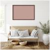 image:imageKate and Laurel Framed Fabric Pinboard 38 x 26 Printed Linen Classic Bulletin Board for Use as a Vision Board or Wall Organization Florence Medium Brown FrameFlorence Medium Brown