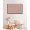 image:imageKate and Laurel Framed Fabric Pinboard 38 x 26 Printed Linen Classic Bulletin Board for Use as a Vision Board or Wall Organization Florence Medium Brown FrameFlorence Medium Brown
