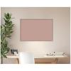 image:imageKate and Laurel Framed Fabric Pinboard 38 x 26 Printed Linen Classic Bulletin Board for Use as a Vision Board or Wall Organization Florence Medium Brown FrameHardwood Wedge White Wash