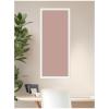 image:imageKate and Laurel Framed Fabric Pinboard 38 x 26 Printed Linen Classic Bulletin Board for Use as a Vision Board or Wall Organization Florence Medium Brown FrameBethany White