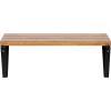 image:imageKate and Laurel Samuels Modern Wood Wall Shelf 24 inches Wood with Black Brackets Decorative Shelf for Storage and Display