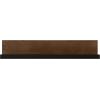 image:imageKate and Laurel Ubbard Modern Decorative Floating Wall Shelf 30 x 4 Walnut Brown and Black Transitional Hanging Wood and Metal Floating Shelves for Wall Decor