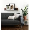 image:imageKate and Laurel Ubbard Modern Decorative Floating Wall Shelf 30 x 4 Walnut Brown and Black Transitional Hanging Wood and Metal Floating Shelves for Wall Decor