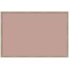 image:imageKate and Laurel Framed Fabric Pinboard 38 x 26 Printed Linen Classic Bulletin Board for Use as a Vision Board or Wall Organization Florence Medium Brown FrameHardwood Wedge White Wash