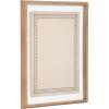image:imageKate and Laurel Framed Glass Dry Erase Art Vintage Fleur Border Whiteboard for Wall by The Creative Bunch Studio 18 x 24 Blake Gold Frame Modern Dry Erase Art for Wall Decor