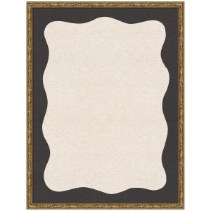 image:imageKate and Laurel Framed Fabric Pinboard 17 x 41 Printed Linen Decorative Bulletin Board for Use as a Vision Board or Wall Organization Belvedere Bronze FrameBelvedere Bronze