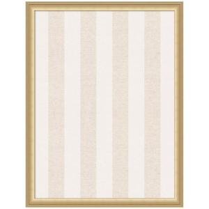 image:imageKate and Laurel Framed Fabric Pinboard 18 x 42 Printed Linen Classic Bulletin Board for Use as a Vision Board or Wall Organization Florence Light Brown FrameFlorence Gold
