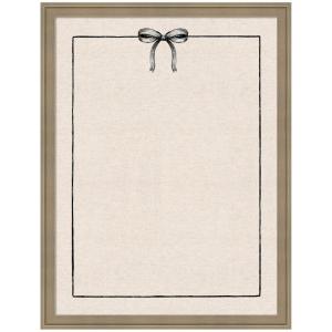 image:imageKate and Laurel Framed Fabric Pinboard 19 x 25 Printed Linen Decorative Bulletin Board for Use as a Vision Board or Wall Organization Matinee Black Bronze FrameFlorence Light Brown