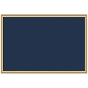 image:imageKate and Laurel Framed Fabric Pinboard 37 x 25 Printed Linen Decorative Bulletin Board for Use as a Vision Board or Wall Organization Matinee Black Bronze FrameFlorence Gold