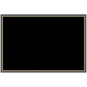 image:imageKate and Laurel Framed Fabric Pinboard 38 x 26 Printed Linen Classic Bulletin Board for Use as a Vision Board or Wall Organization Florence Gold FrameMatinee Black Bronze
