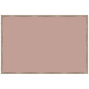 image:imageKate and Laurel Framed Fabric Pinboard 38 x 26 Printed Linen Classic Bulletin Board for Use as a Vision Board or Wall Organization Florence Medium Brown FrameHardwood Wedge White Wash