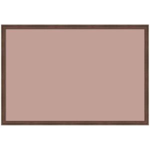 image:imageKate and Laurel Framed Fabric Pinboard 38 x 26 Printed Linen Classic Bulletin Board for Use as a Vision Board or Wall Organization Florence Medium Brown FrameFlorence Medium Brown