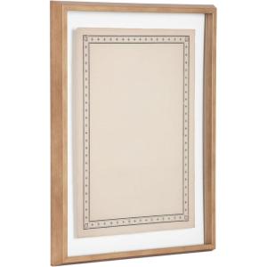 image:imageKate and Laurel Framed Glass Dry Erase Art Vintage Fleur Border Whiteboard for Wall by The Creative Bunch Studio 18 x 24 Blake Gold Frame Modern Dry Erase Art for Wall Decor