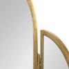 image:imageKate and Laurel Amoli TriFold Arched Mirror 28 x 28 Gold ThreePiece Joined Arch Folding Mirror for Tabletop Makeup Mirror Station or Bathroom Vanity Setup