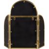 image:imageKate and Laurel Amoli TriFold Arched Mirror 28 x 28 Gold ThreePiece Joined Arch Folding Mirror for Tabletop Makeup Mirror Station or Bathroom Vanity Setup