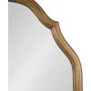 image:imageKate and Laurel Augustina Glam Scalloped Mirror 27 x 37 Antique Gold Vintage Golden Framed Wall Mirror