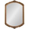 image:imageKate and Laurel Berkshire Vintage Arched Wall Mirror 24 x 36 Gold Antique Ornate Arch Capsule Mirror with Detailed Frame Accenting and Classic Finish
