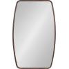 image:imageKate and Laurel Caskill Modern Barrel Mirror 20 x 32 Bronze Rounded Rectangle Mirror for WallBronze