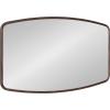 image:imageKate and Laurel Caskill Modern Barrel Mirror 20 x 32 Bronze Rounded Rectangle Mirror for WallBronze