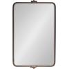 image:imageKate and Laurel Elijah Modern Rectangle Pivot Wall Mirror 20 x 32 Bronze Decorative Adjustable Bathroom Mirror for Over Sink or Entryway Accent Mirror