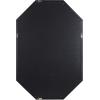 image:imageKate and Laurel Hogan Farmhouse Octagon Wood Wall Mirror 24 x 36 Rustic Brown Traditional Inspired Geometric Wall DecorBlack