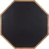 image:imageKate and Laurel Hogan Farmhouse Octagon Wood Wall Mirror 24 x 36 Rustic Brown Traditional Inspired Geometric Wall DecorRustic Brown