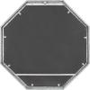 image:imageKate and Laurel Ocono Vintage Galvanized Metal Octagon Wall Mirror 26 x 26 Silver Rustic Farmhouse Octagonal Mirror with Geometric Shape and Unique Finish