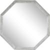 image:imageKate and Laurel Ocono Vintage Galvanized Metal Octagon Wall Mirror 26 x 26 Silver Rustic Farmhouse Octagonal Mirror with Geometric Shape and Unique Finish