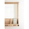 image:imageKate and Laurel Stallard Decorative Rustic Wood Home Organizer with MirrorNatural