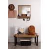 image:imageKate and Laurel Stallard Decorative Rustic Wood Home Organizer with MirrorRustic Brown