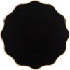 image:imageKate and Laurel Talma Boho Round Scalloped Wall Mirror 30 Inch Diameter Natural Wood Modern Circle Mirror with Solid Poplar Wood Frame and Rounded Frame Profile