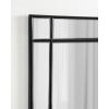 image:imageKate and Laurel Westgate Transitional Windowpane Rectangle Wall Mirror 24 x 36 Black Sophisticated Decorative Window Rectangular Framed Mirror for Wall Decor with Slight Bevel