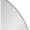 image:imageKate and Laurel Zayda Oval Framed Wall Mirror 24 x 36 Silver Metal Minimalist Oval Mirror with Smooth CurvesSilver