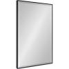 image:imageKate and Laurel Rhodes Large Framed Decorative Rectangle Wall Mirror 25 x 37 Black Sleek Modern Hanging Wall Mirror