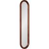 image:imageKate and Laurel Talma Modern Slim Panel Wall Mirror 9 x 36 Walnut Brown Transitional Narrow Mirror for Use as Versatile Entryway or Bedroom Wall Decor
