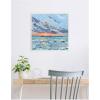 image:imageKate and Laurel Anna Maria Island Florida Framed Canvas Wall Art by Emily Kenney 22 x 22 Sylvie White Coastal Beach Landscapes Art for Wall Decor Living Room Bedroom