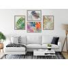 image:imageKate and Laurel Blake Flowers on Glass 2 Whole Flowers Framed Printed Acrylic Wall Art by Jessi Raulet of Ettavee 18x24 Natural Decorative Tropical Floral Wall DcorGold