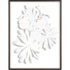 image:imageKate and Laurel Blake Flowers on Glass 2 Whole Flowers Framed Printed Acrylic Wall Art by Jessi Raulet of Ettavee 18x24 Natural Decorative Tropical Floral Wall DcorGold