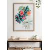 image:imageKate and Laurel Blake Flowers on Glass 2 Whole Flowers Framed Printed Acrylic Wall Art by Jessi Raulet of Ettavee 18x24 Natural Decorative Tropical Floral Wall DcorNatural