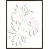 image:imageKate and Laurel Blake Flowers on Glass 2 Whole Flowers Framed Printed Acrylic Wall Art by Jessi Raulet of Ettavee 18x24 Natural Decorative Tropical Floral Wall DcorGold