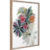 image:imageKate and Laurel Blake Flowers on Glass 2 Whole Flowers Framed Printed Acrylic Wall Art by Jessi Raulet of Ettavee 18x24 Natural Decorative Tropical Floral Wall DcorGold