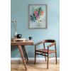image:imageKate and Laurel Blake Flowers on Glass 2 Whole Flowers Framed Printed Acrylic Wall Art by Jessi Raulet of Ettavee 18x24 Natural Decorative Tropical Floral Wall DcorGold