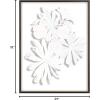 image:imageKate and Laurel Blake Flowers on Glass 2 Whole Flowers Framed Printed Acrylic Wall Art by Jessi Raulet of Ettavee 18x24 Natural Decorative Tropical Floral Wall DcorGold