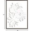 image:imageKate and Laurel Blake Flowers on Glass 2 Whole Flowers Framed Printed Acrylic Wall Art by Jessi Raulet of Ettavee 18x24 Natural Decorative Tropical Floral Wall DcorGold